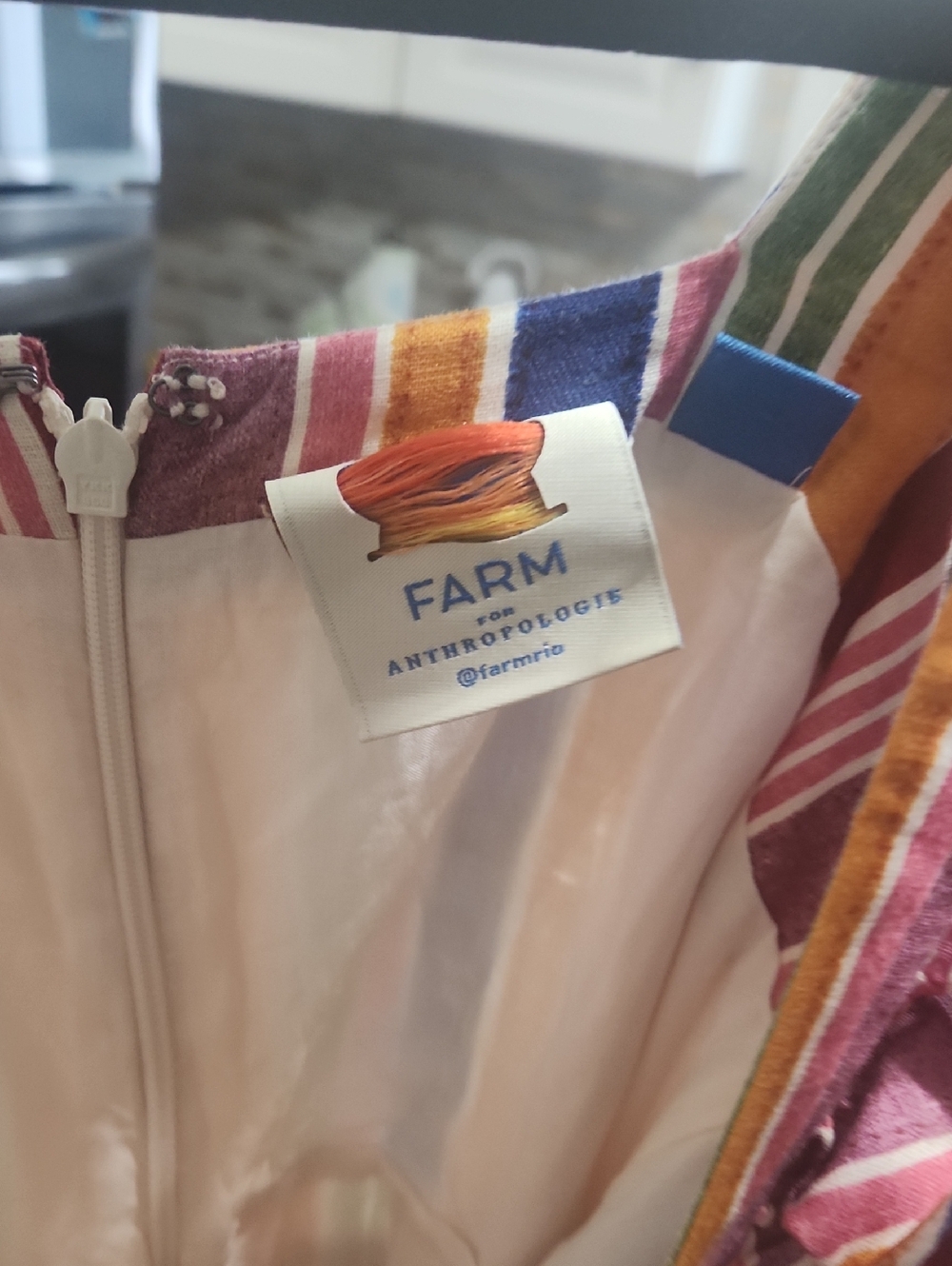Anthropologie Farm Rio Reyes Striped Ruffle Sleeve Shorts Romper Size XS - Picture 4 of 5